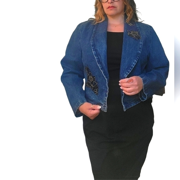 Vintage Jean Jacket XL - Picture 1 of 4